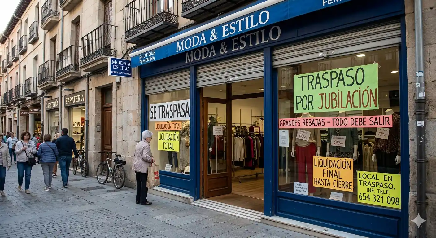Local en traspaso, listo para realizar un cambio de titularidad